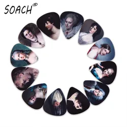 SOACH 10pcs 3 kinds of thickness new guitar picks bass Classical female image pictures High quality pick Guitar accessories