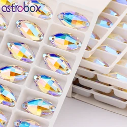 Glass Rhinestones Paradise Shine Sewing Strass K9 crystals Sew On Rhinestone Sew On Stones Spacer buttons for DIY  Garment Makin