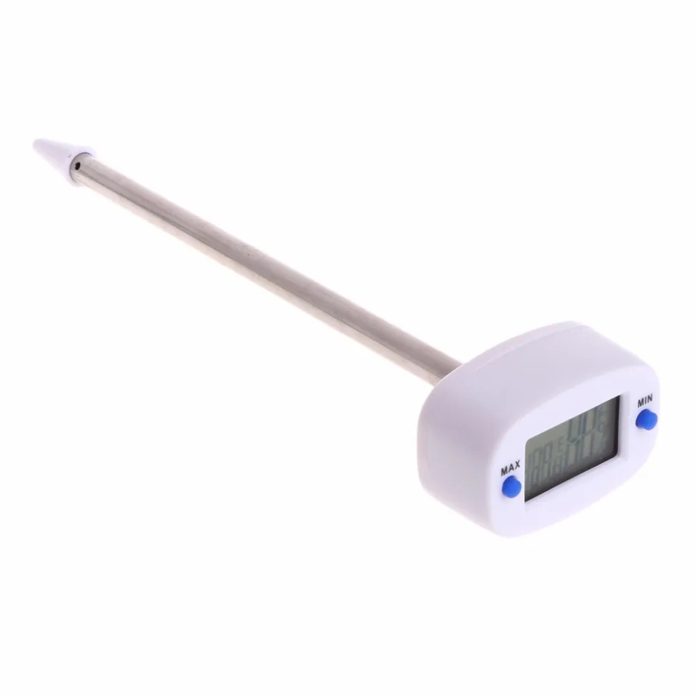 Mini Electronic Soil Temperature Moisture Meter Humidity Tester with Probe for Garden Plants Soil Temperature Tester