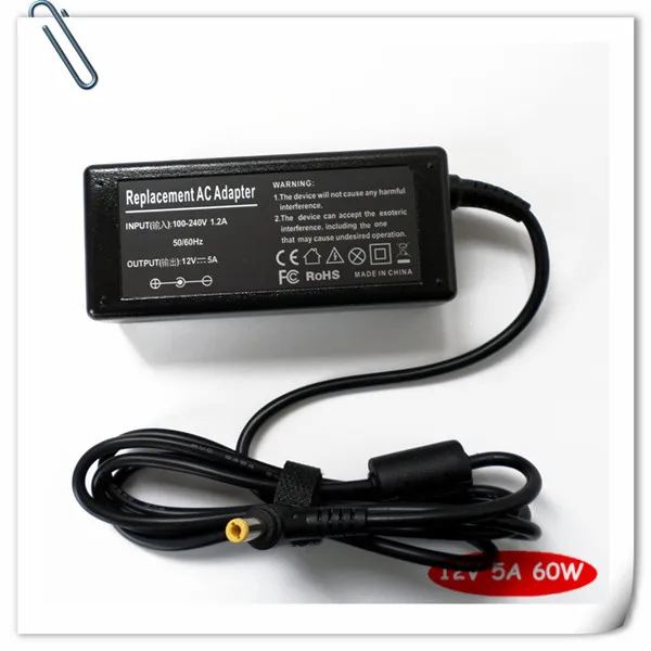 12V 5A Ac Adapter Power Charger Voor Proview Lcd Monitor PL566 PL766 PL866 PL966
