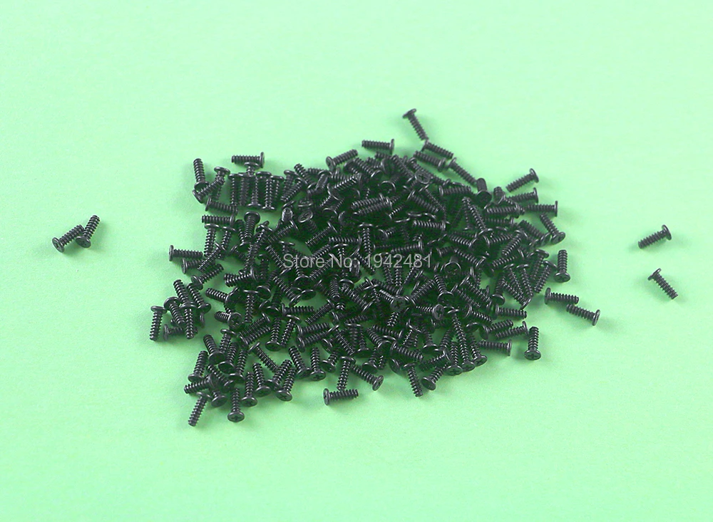 3000 قطعة أسود الإسكان شل رئيس مسامير مجموعة ل PS Vita2000 PSV2000 لعبة وحدة التحكم شل مسامير ل PSVITA PSV 2000