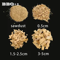 450g Apple Wood Chips Smoking Sawdust Mini Wooden Grilling Chunks Flavor Cook Grill Bacon Fish for Cold Smoke Generator 5 size