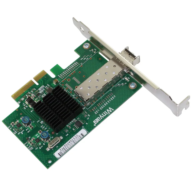 PCIe x4 기가비트 파이버 이더넷 서버 카드, 멀티 모드, 850nm 550m LC 광학 모듈