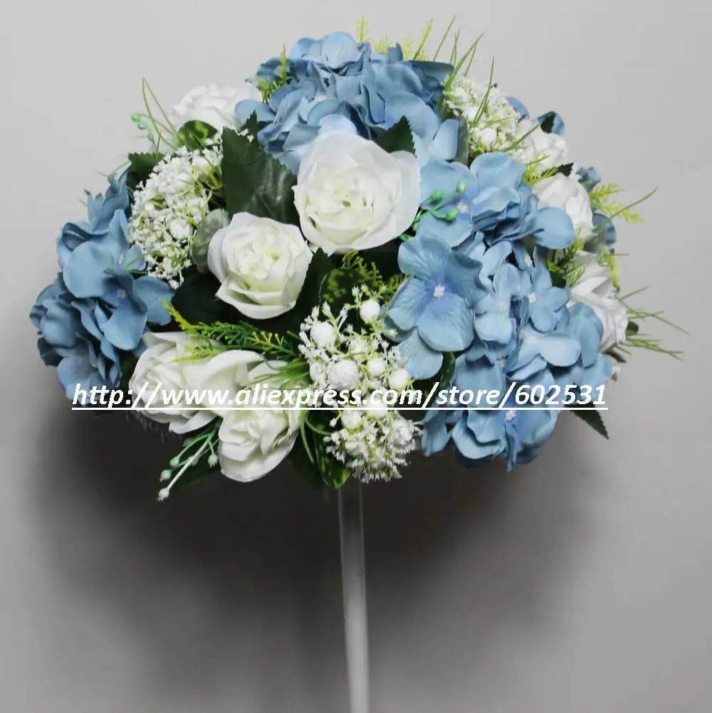 SPR Newly style -10pcs/lot wedding road lead artificial wedding table flower center flower ball decoration