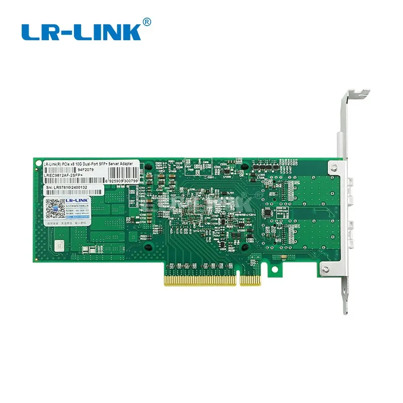 LR-LINK 9812AF-2SFP+ Dual Port 10Gb Ethernet Network Card PCI Express Fiber Optical Server Adapter NIC Broadcom BCM57810S