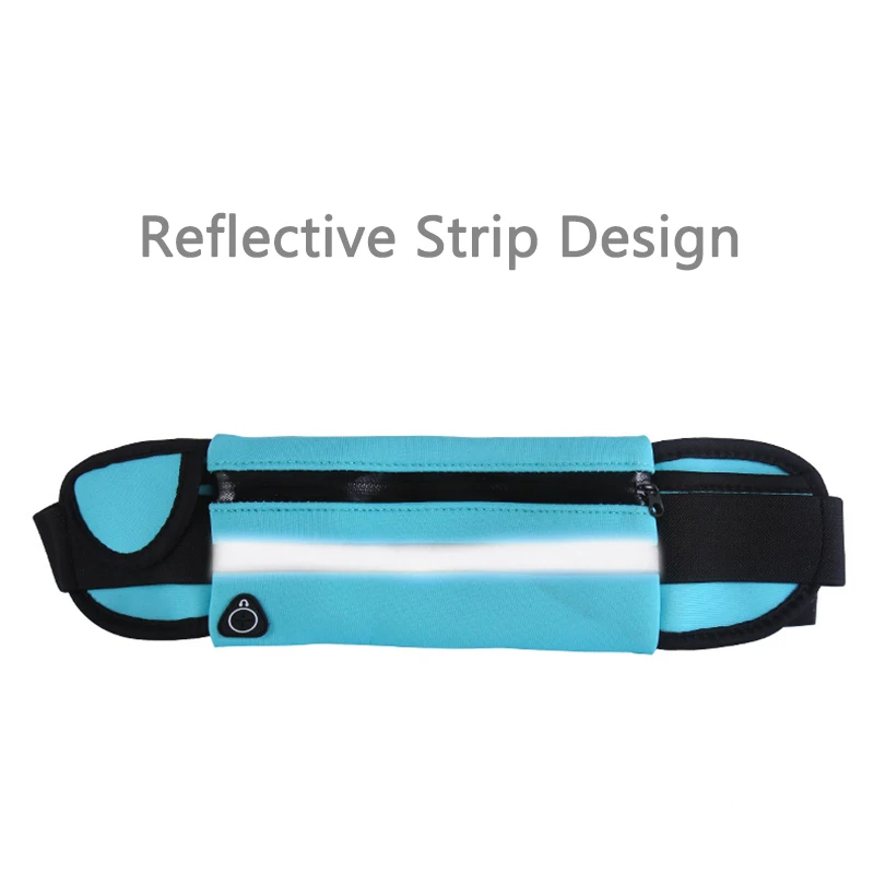 Riñonera impermeable con cinturón para correr, bolsa deportiva para trotar, Fitness, gimnasio, para teléfono móvil, accesorios de deporte al aire