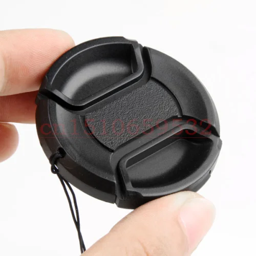 100pcs 40.5mm Center Pinch Snap-on Front Lens Cap For pentax Q10 5-15mm 40.5mm filter Lens Filters