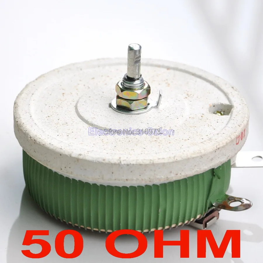 

(10 pcs/lot) 200W 50 OHM High Power Wirewound Potentiometer, Rheostat, Variable Resistor, 200 Watts.