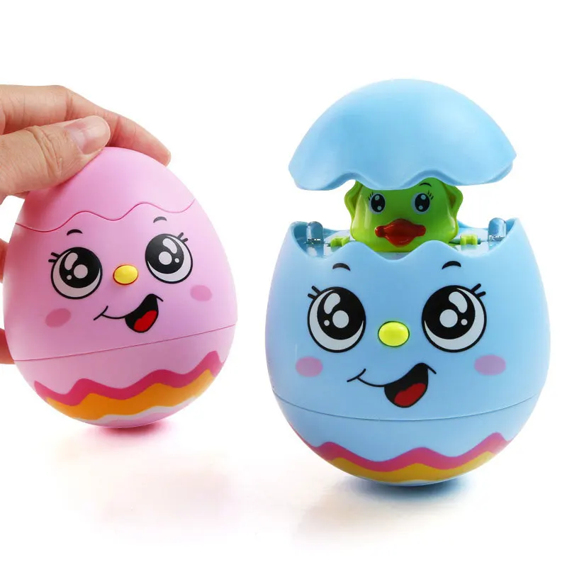 Baby Toy Infant Tumbler Toy Cartoon Roly-poly Tumbler With Musical Light Hand Bell Develop Toys for Baby 0-3 Years Toy Gifts