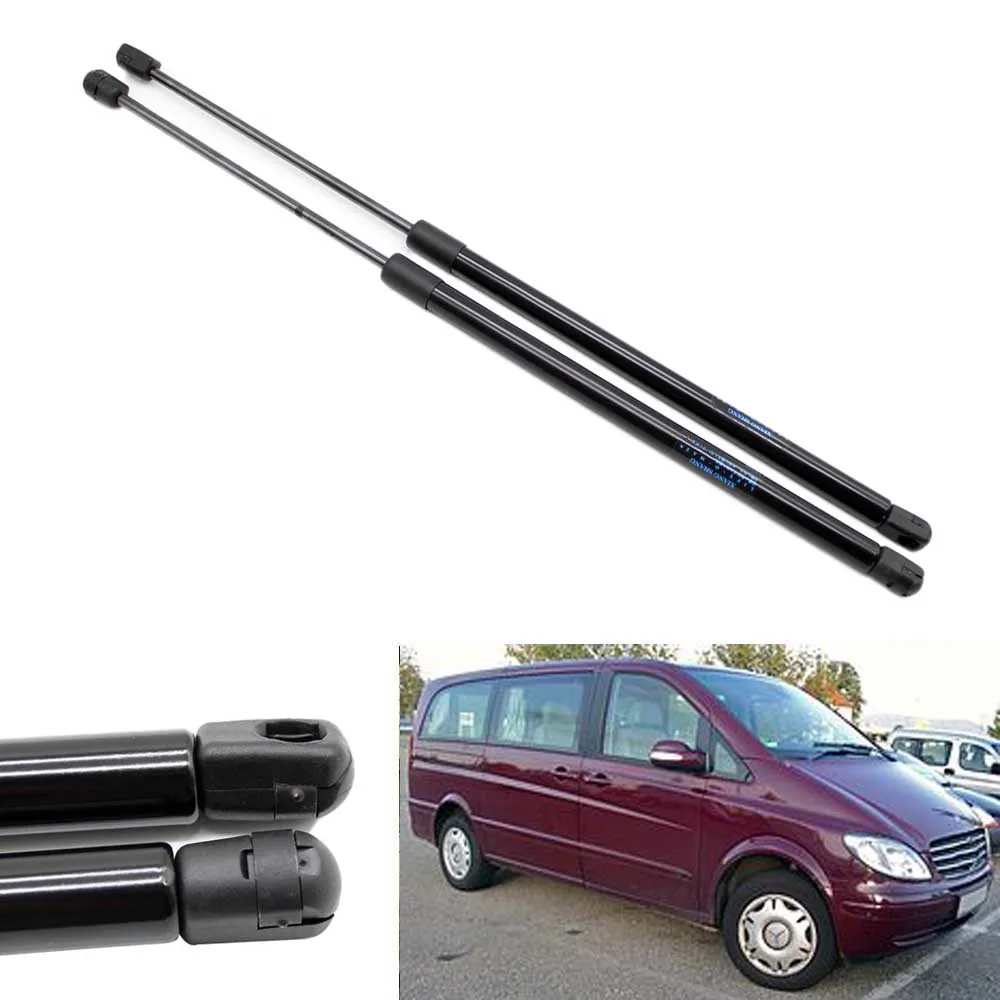 2pcs Auto Upper Tailgate Boot Gas Struts Lift supports for Mercedes Benz Vito W639 4-door van 2003-2014 670 mm