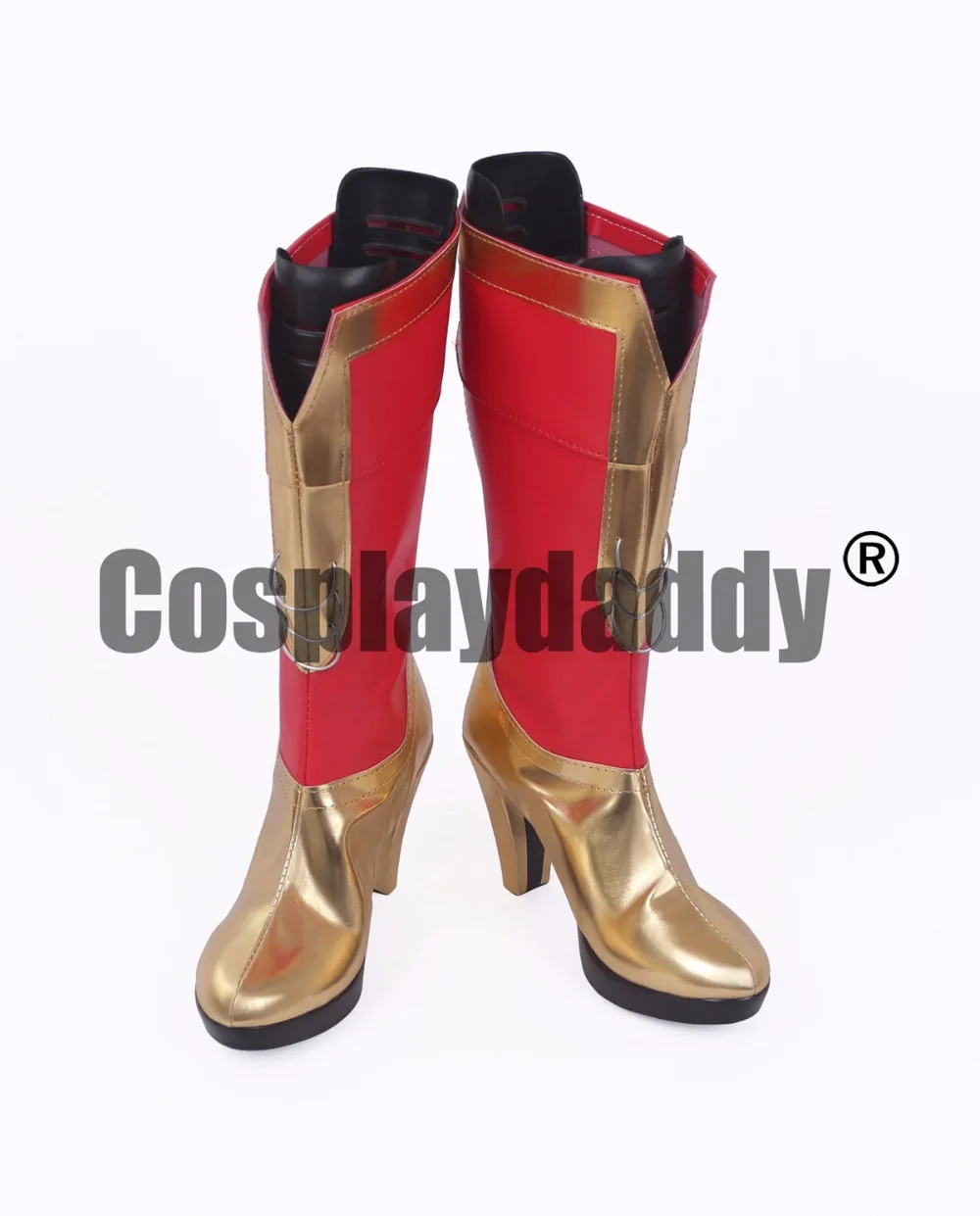 Final Fantasy VI 7 Terra Tina Branford Game Cosplay Red High Heel Shoes Boots S008