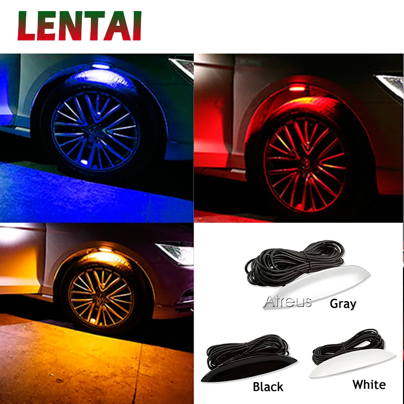 LENTAI For Skoda octavia a7 a5 2 rapid fabia superb Alfa Romeo 159 147 Cadillac 1Set Car LED Wheel lights atmosphere lamp bulb