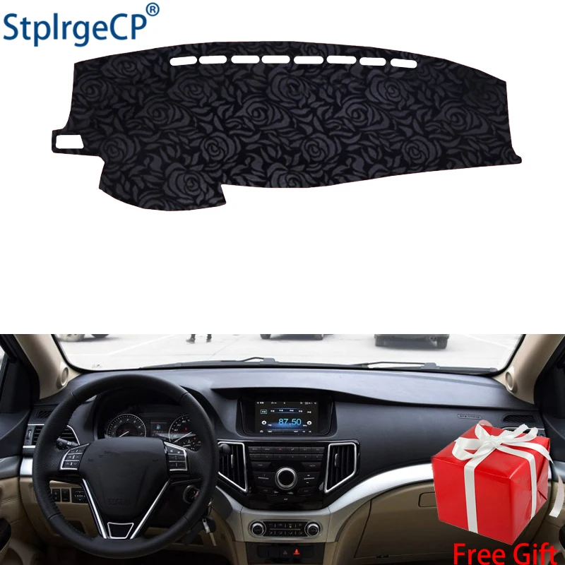 

Новейший нескользящий коврик для приборной панели автомобиля с рисунком роз, наклейка для автомобиля с защитой от УФ-лучей для great wall C30 2015-2018, Стайлинг