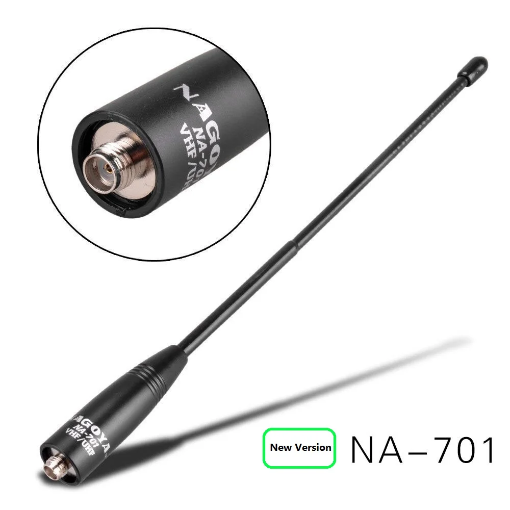 Nagoya-antena NA-701 sma-hembra de doble banda para walkie-talkie, 100% Original, 10W, para UV-5R, uv-82, H777, HYT, BAOFENG, PX-777, PX-888