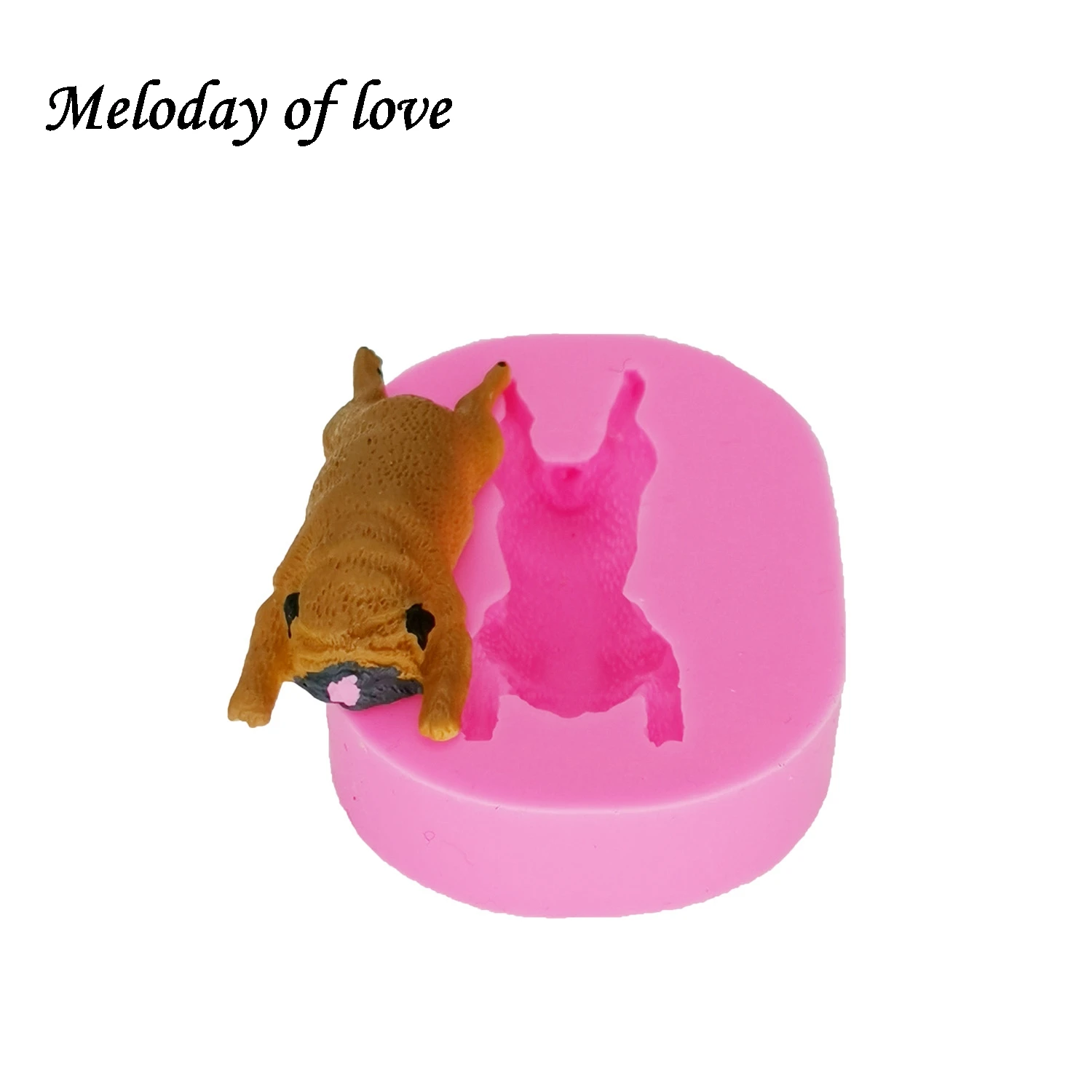 Cute Dog Silicone fondant mold cake decorating tools chocolate mould Sugar Craft Molds DIY Cake  DY0013