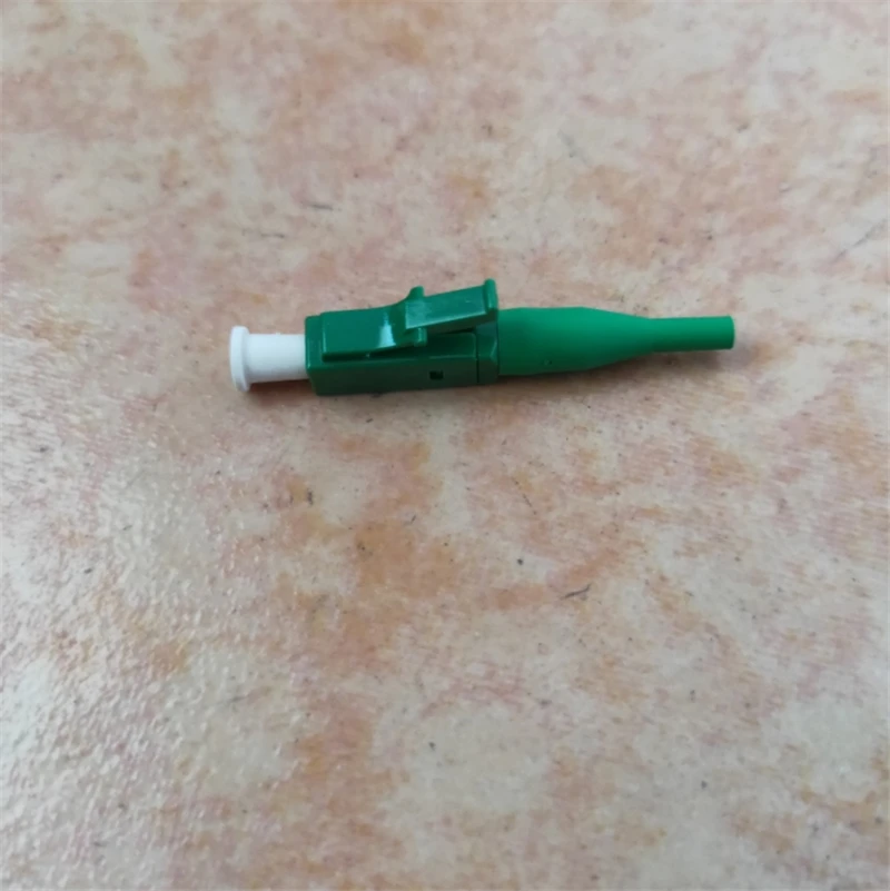 1000pcs LC/APC fiber optic connector kits without ferrule SM 0.9m green LC APC optical fibre accessories free shipping ELINK