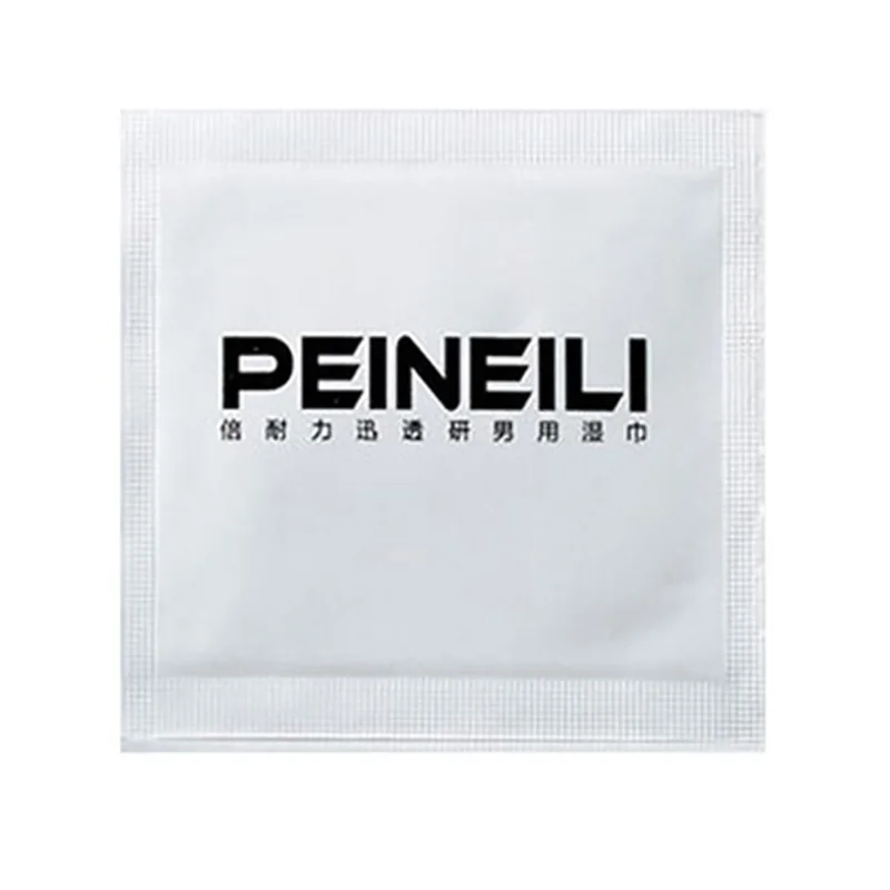 12pcs/lot Delay Ejaculation Products Male Sex Delay Wipes For Penis PEINEILI Wet Tissue Wipes for Men Lasting 60 Minutes