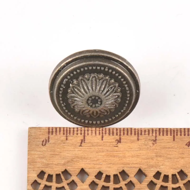 Antique Furniture Handles Striped Carved Handle Drawer Door Knobs Jewelry Box Bronze Cabinet Pulls Cupboard Wood CP2265