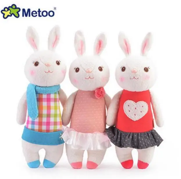 8 Style 35cm Tiramisu Rabbit Plush Toys Metoo Doll Kids Gifts Stuffed Animal Lamy Rabbit Toy Birthday Christmas Gifts