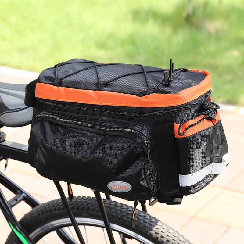 B-SOUL Bicycle Trunk Bag Carrier Rear Sea Pack Pannier Luggage Carrier Pouch Hand Shoulder Carry Shoulder