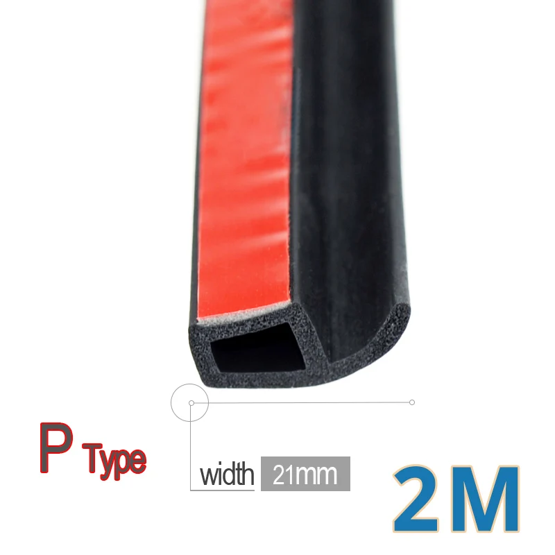 Big D P Z Y Car Styling Auto Rubber Seals Car Door Seal Weatherstripping Sound Insulation Door Seal Windshield Rubber Seal Strip