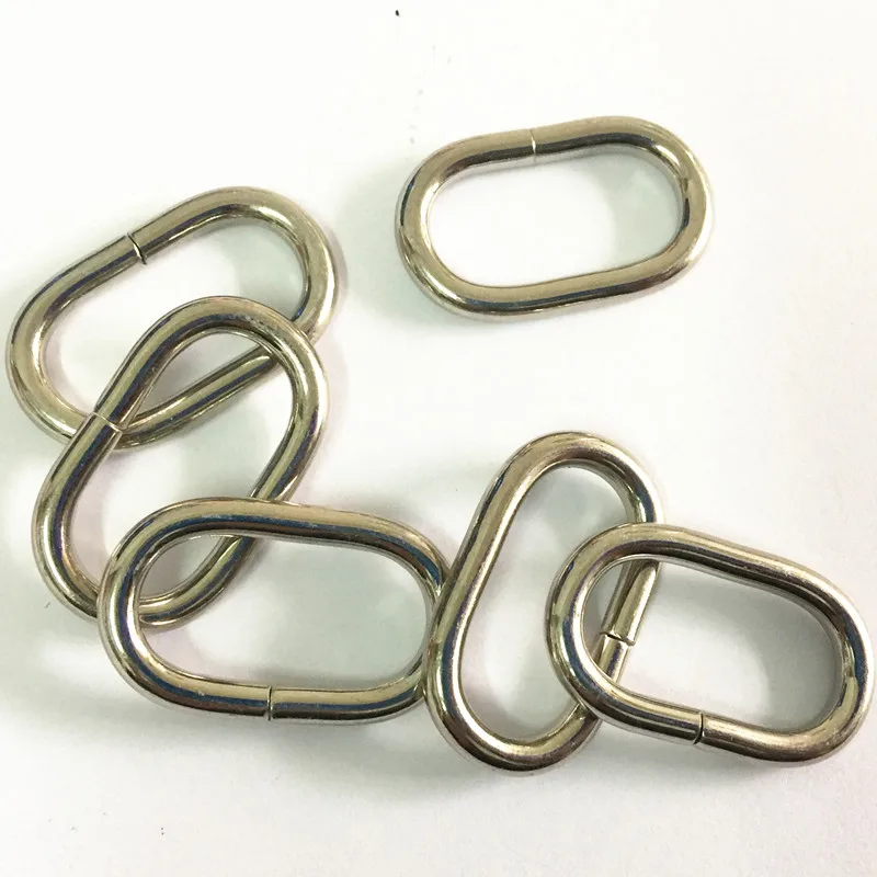 Free Shipping-10 Sets 25MM 1''IN Silver Tone Purse/Handbags Insertion Component Metal Oval Handle Lock DIY Handmade Buckle