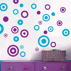 30pcs 3-15cm Colorful Polka Circle Dots Wall Sticker for Kids Baby Rooms Poster Home Decor Round Art Mural Vinyl DIY Wall Decals