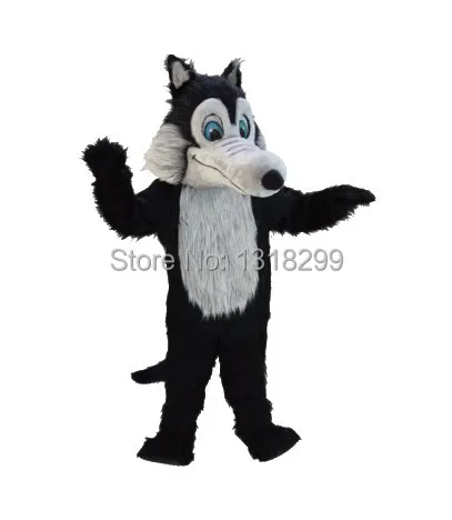 

mascot Black Wolf mascot costume fancy dress custom fancy costume cosplay theme mascotte carnival costume kits