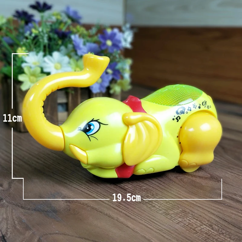 Eletrônico Musical Elefante Brinquedos, pode cantar, caminhar, interativo, som elétrico Animais de estimação, Animais, Brinquedos para crianças, Presentes, 1Pc