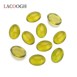 Wholesale 20pcs/lot Natural Bulk Beads 6x8 13x18mm Flat Back Oval Cabochons Cameo Malachite Stone Beads for Jewelry DIY Makings