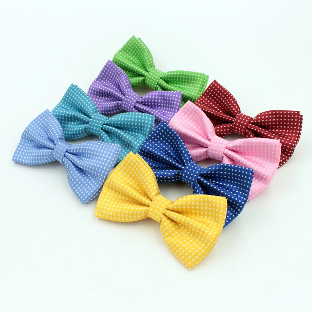 

1pc/13 Colors Fashion Dots Man Bow Ties For Men Bowties Classic Jacquard White Dot Butterfly Wedding Tuxedo Cravat Grooms Gift