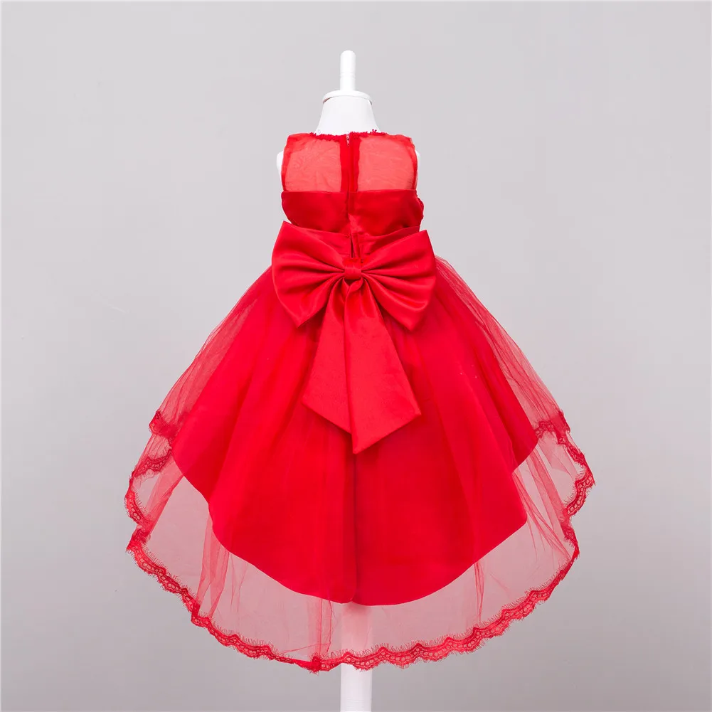 New Children Costume Dresses Girl Trailing Dresses Flower Girl Dresses