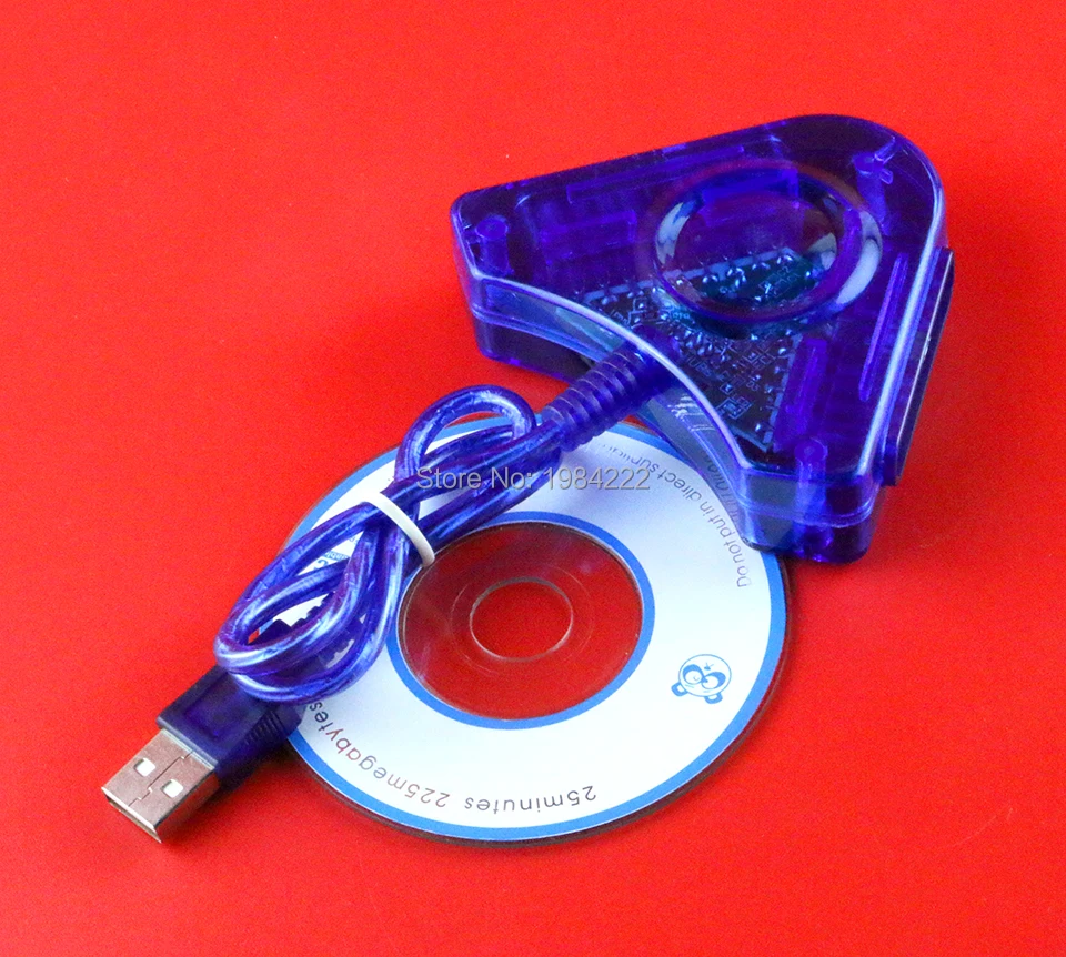 1pc For PS2 USB Dual Controller to PC Adapter Converter Consumer Electronics Gaming Accessories