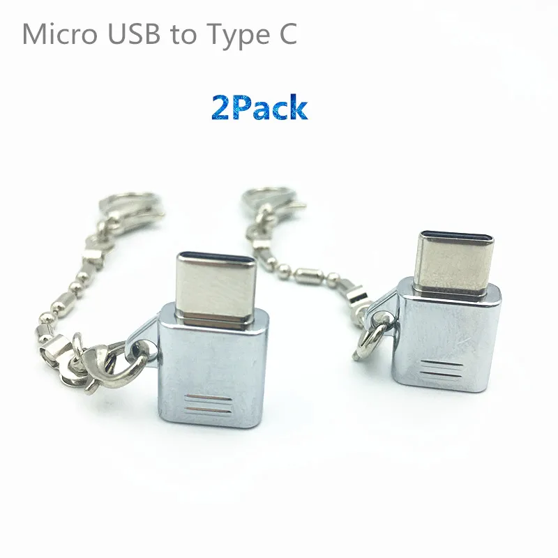 2pcs/Lot Micro USB Female to USB3.1 Type C Male Converter USB-C OTG Adapter Nexus 6P for Phone Tablet Ipad Laptop Notebook