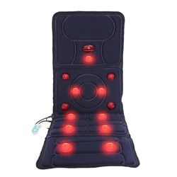 Household Multi-function Electric Heating Body Massager Healthcare Pillow Full-body Massage Mattress Pad Waist, Neck Massager