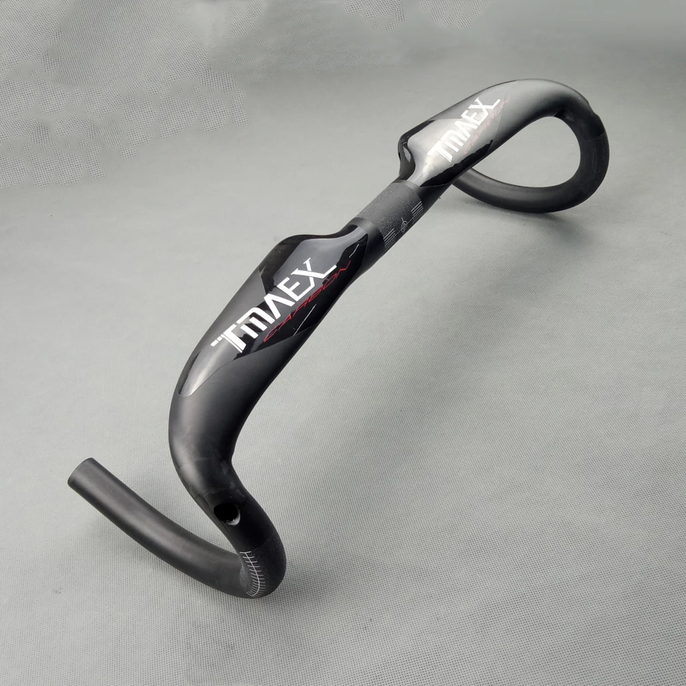 TMAEX-Full Carbon Fiber Bicycle Handlebar, Road Bike Stem, UD Matt, Free Global Shipping, New