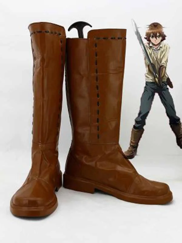 

Akame Ga Kill! Tatsumi Cosplay Boots Shoes Men Cosplay Costume Party Shoes Custom Made Boots