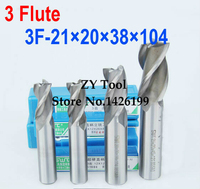 2 pcs/set 21MM 3 Flute HSS & Aluminium End Mill Cutter CNC Bit Milling Machinery tools Cutting tools.Lathe Tool