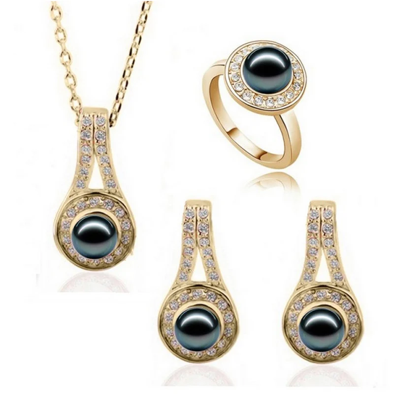 fashion New Design Hot Sale Fashion simulated pearl Jewelry Set For Women