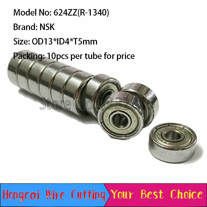 Imagem -03 - Corte de Fio Nsk Rolamento de Polia de Parafuso Esférico 624z 13*4*5 mm para Máquina de Corte de Fio de Polia Wedm Peças de
