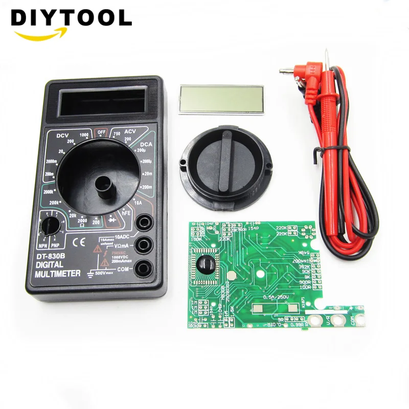 Digital Multimeter LCD Digital DT-830B Voltmeter Ohmmeter Ammeter Multimeter Handheld Tester DT830B AC DC home tester