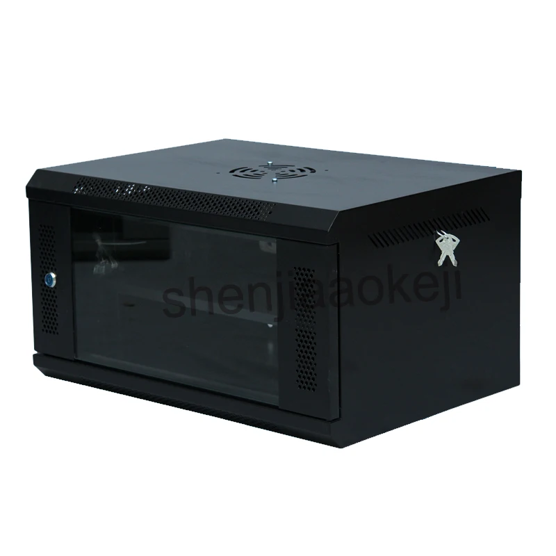 6U Network Cabinet Wall-mounted Cabinet Monitoring Weak-box Computer Cabinet  220V/110V 1pc