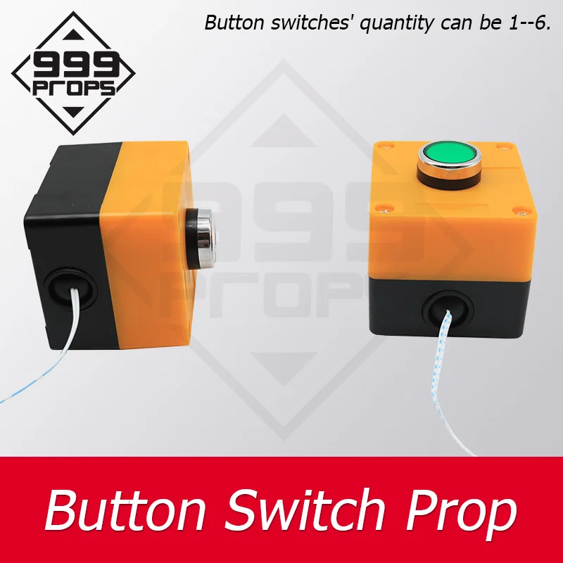 Button Switches Escape Room Prop press correct password to unlock real life console switch game manufacture