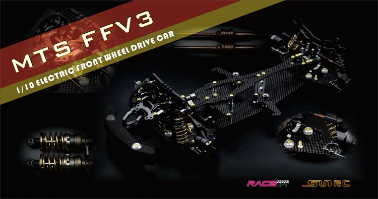 SN-RC S 130003   MTS-FFV3 MTS FFV3 V3 RC نموذج 1/10th مقياس FWD الدفع الأمامي الكهربائية بجولة سيارة سباق RC سيارة #1