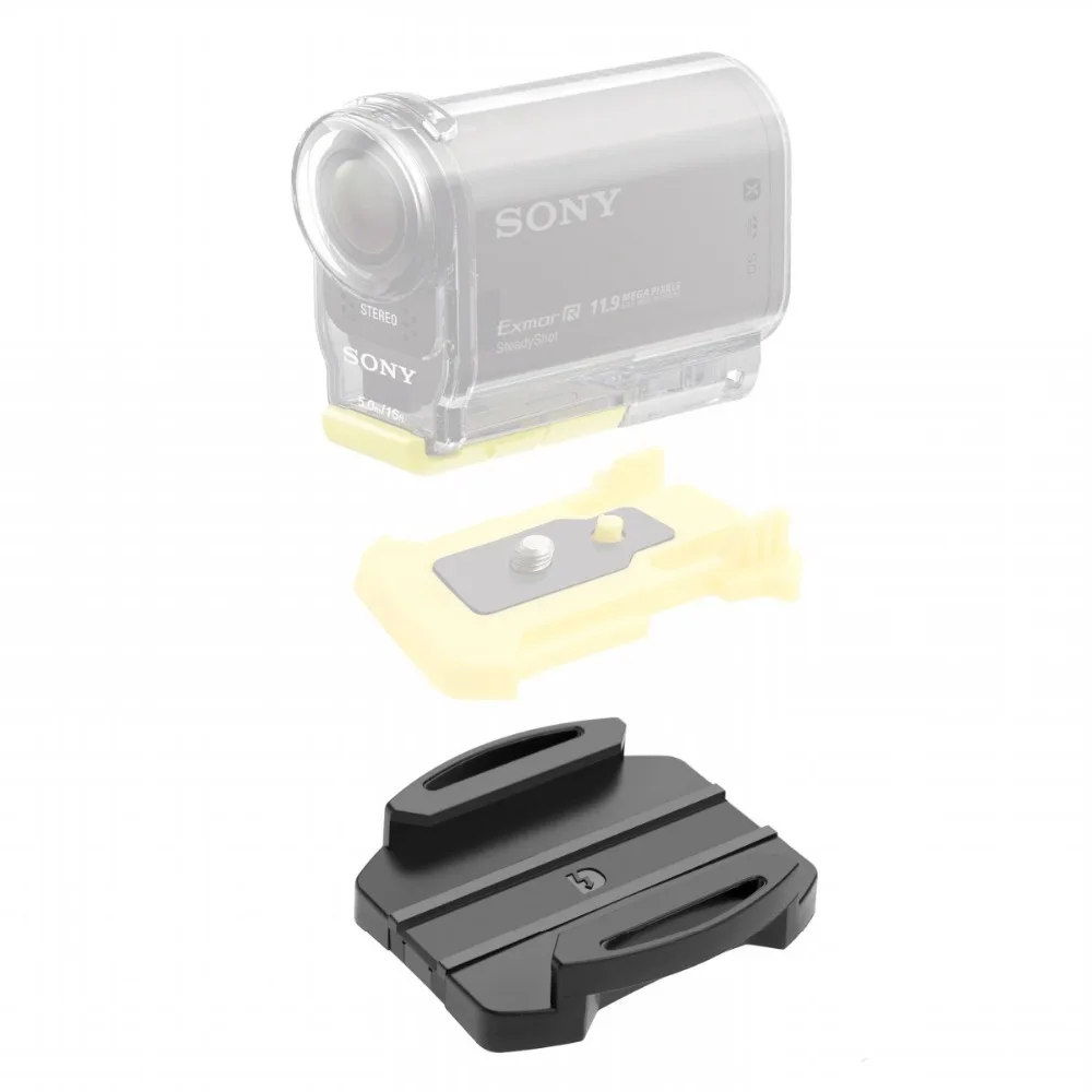 Curved Surface Adhesive Mount Pack for Sony Action Camera Pack of 2