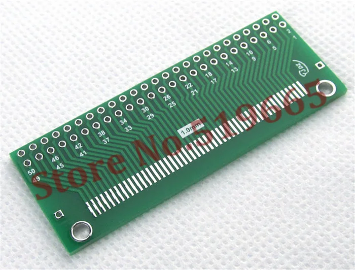 Hohe qualität 20 teile/los FPC/FFC 50 P 1mm 0,5mm DIP Adapter PCB Board Converter Doppel seiten