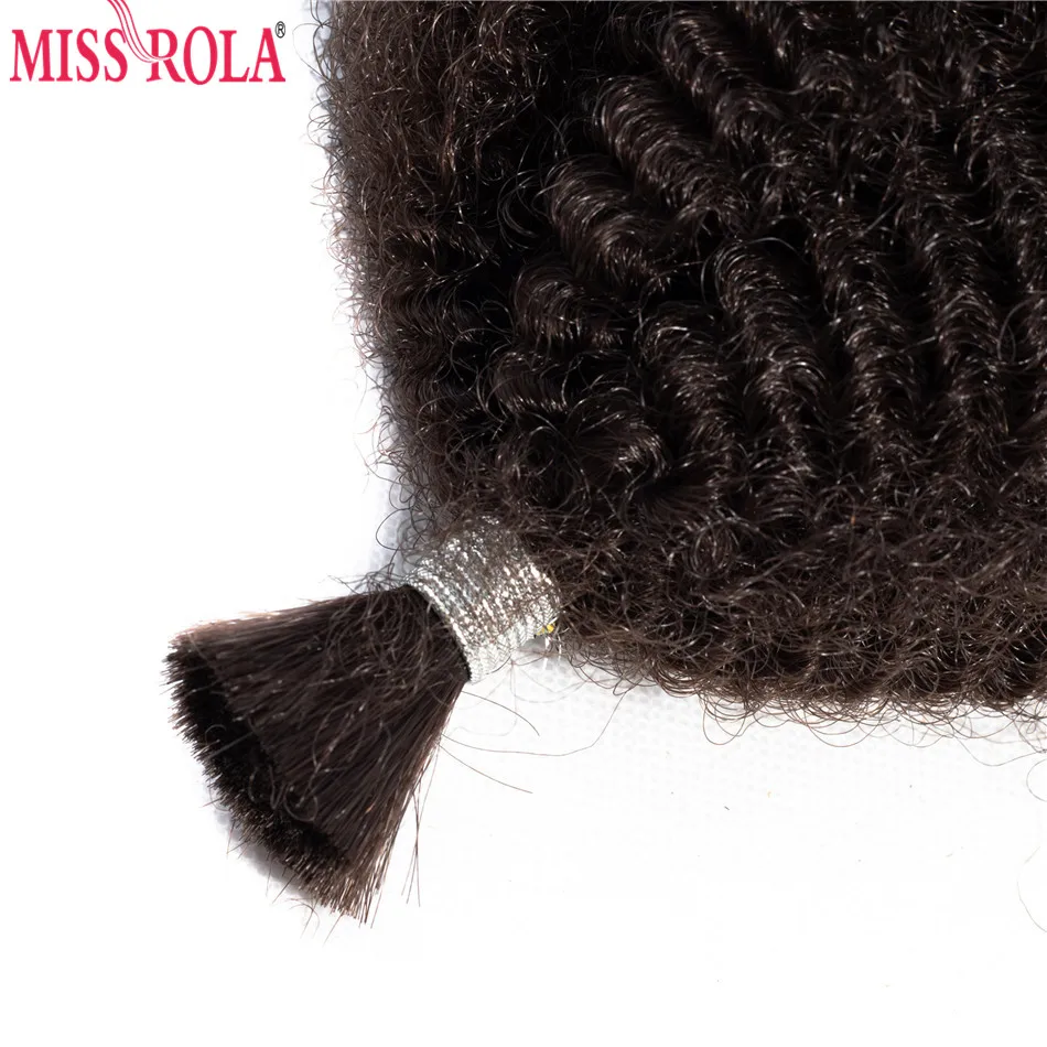 Fräulein Rola Synthetische Afro Verworrene Lockige Haar Extensions 2 teile/los Reine Farbe Häkeln Braid Haar Groß 85g 12 zoll – Detail 7