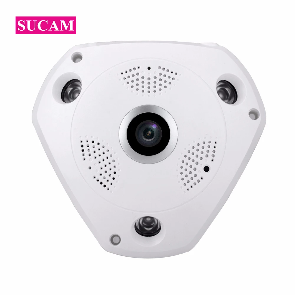 4MP Fisheye AHD Camera CCTV Indoor 360 Degrees IR Cut Filter Panoramic Fish Eye Video Surveillance Infrared Analog Cams 20M IR