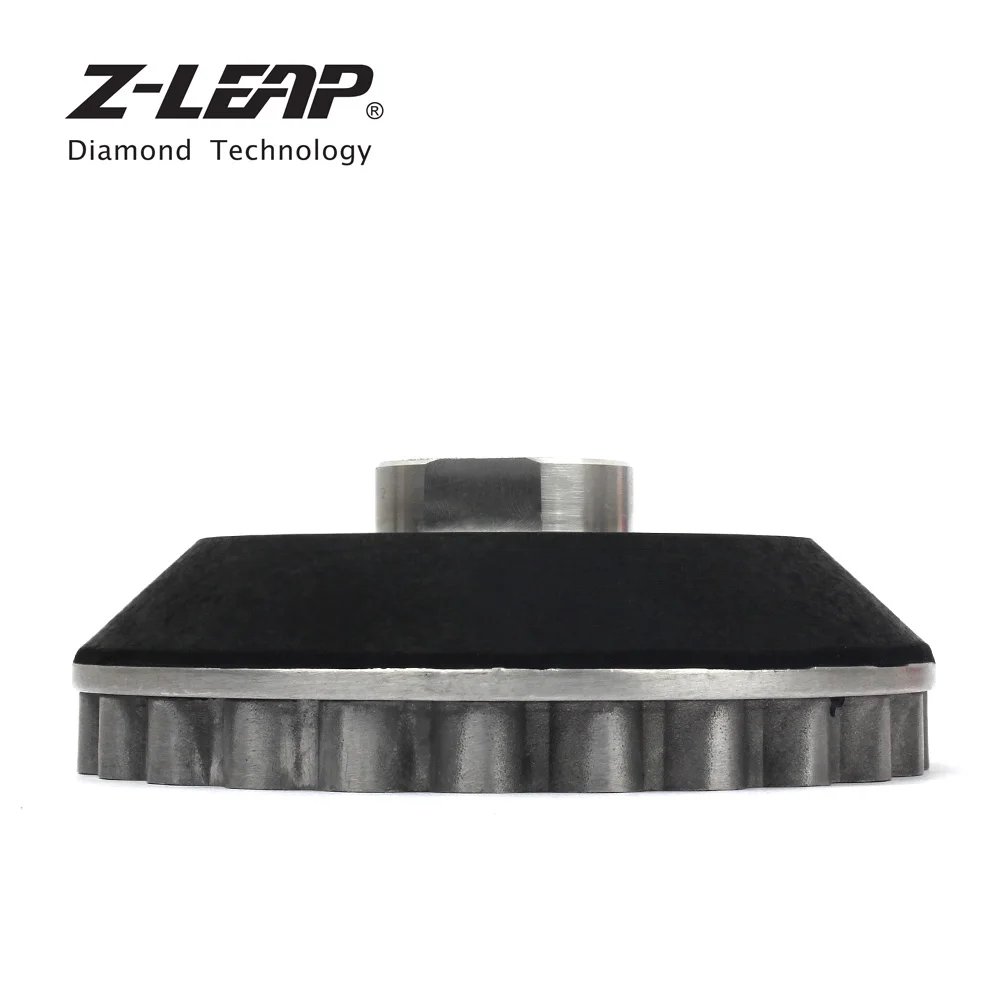 Z-LEAP 4 "Snail Lock Backer Pad ขอบขัด Pad อะแดปเตอร์ Backer Hoder ด้ายยางอลูมิเนียม M14 หรือ 5/8-11