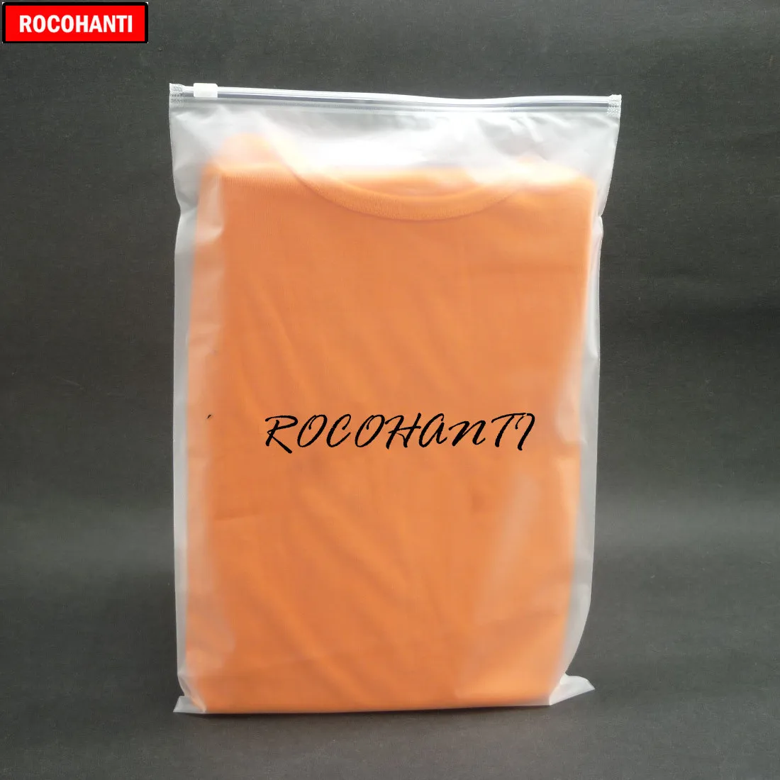 100 pcs Custom Printed  Zip Lock Plastic Bags with LOGO Zipper Closure Clear Frosted Bag for Clothes Gift Packaging Ziplock Bag